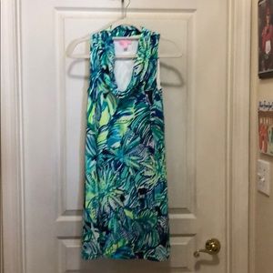 Lilly pulitzer silk sleeveless dress
